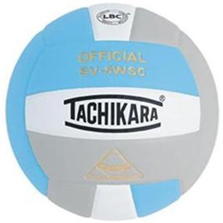 TACHIKARA Tachikara SV5WSC.PBWSL Sensi-Tec Composite High Performance Volleyball - Powder Blue-White-Silver Gray SV5WSC.PBWSL